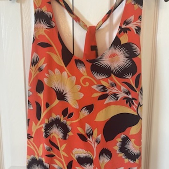 J Crew Dress Y back Orange 12 - Picture 4 of 8